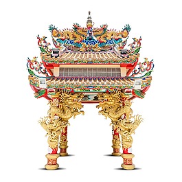古风建筑门框png元素