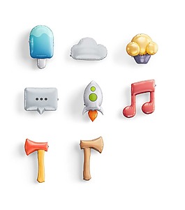卡通創(chuàng)意符號(hào)png元素