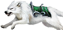 白色神獸png元素