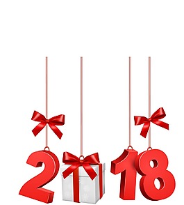 創意2018裝飾png元素