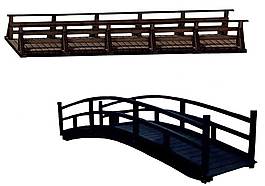 卡通木質(zhì)橋梁png元素
