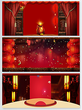 浪漫文藝慶祝雙旦banner海報背景