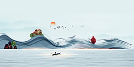 時尚房地產(chǎn)海報背景設計