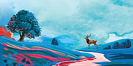 房地產(chǎn)海報(bào)背景設(shè)計(jì)