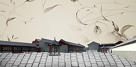 古風(fēng)中式圖案背景設(shè)計