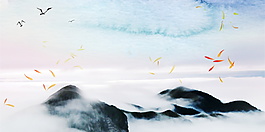 大氣中國風(fēng)背景PSD設(shè)計