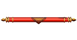紅色古風(fēng)卷軸png元素