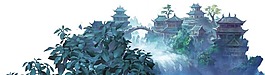 卡通古風裝飾png元素