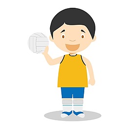 卡通足球運動png元素