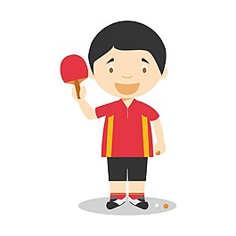 卡通運(yùn)動(dòng)男孩png元素