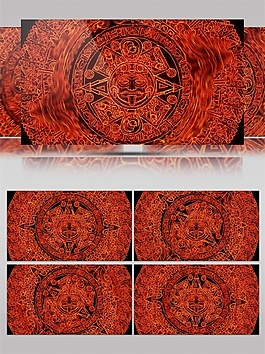 紅色神秘舞臺(tái)視頻素材