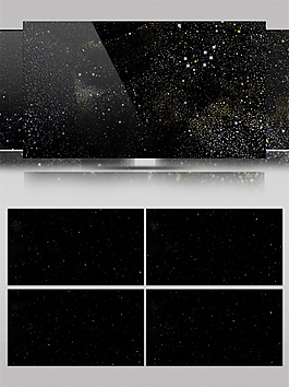白色星際光霧視頻素材