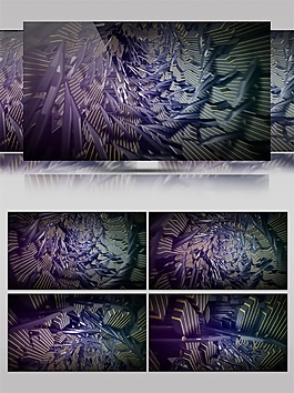 迷幻白色光束视频素材
