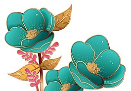 卡通蓮花png元素