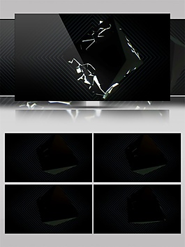 白色水印光束动态视频素材
