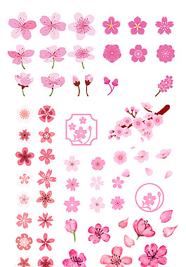 各類花朵矢量源文件