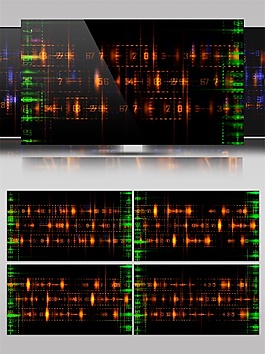 紅外線動感光束動態視頻素材