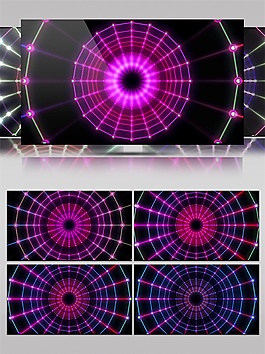 紫色眼珠光環視頻素材