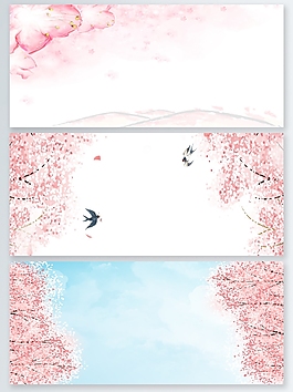 櫻花PSD背景素材