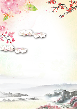 清明節花朵海報設計