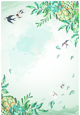 清新簡(jiǎn)約清明節(jié)海報(bào)