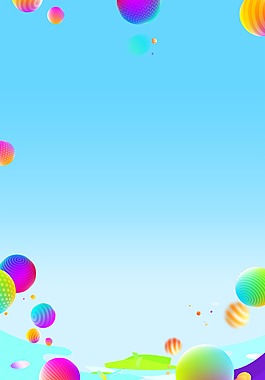 扁平彩色商場促銷背景