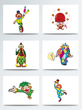 小丑元素图片创意设计