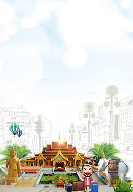 卡能城堡海報(bào)背景設(shè)計(jì)