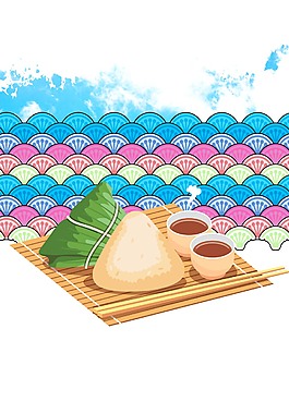 清新簡(jiǎn)約端午海報(bào)