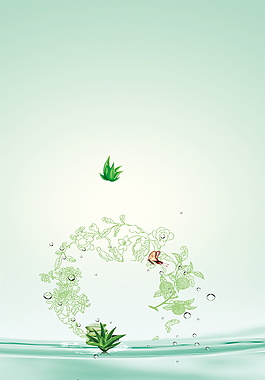 春季清新海報背景設(shè)計