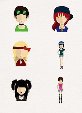 卡通人物頭像設計