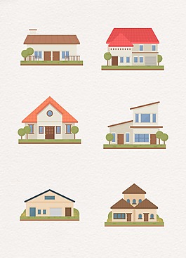 復(fù)古創(chuàng)意設(shè)計房屋