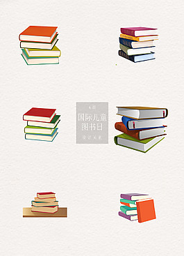 兒童學習書籍主題元素