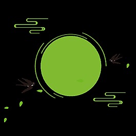 簡約清明元素設(shè)計(jì)