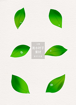 節(jié)氣雨水設(shè)計(jì)素材ai矢量元素