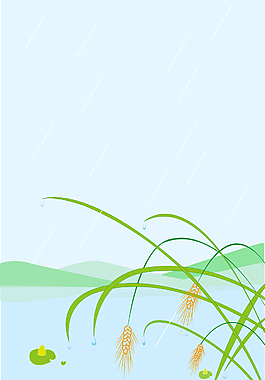 谷雨淡雅簡潔背景