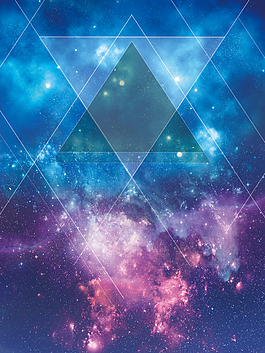星空宇宙海报背景