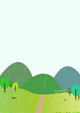 二十四節(jié)氣谷雨背景