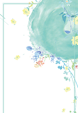 愛上插花促銷宣傳海報背景