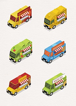 現(xiàn)代卡通設(shè)計(jì)簡(jiǎn)約小貨車