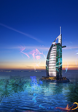 藍(lán)色海洋背景