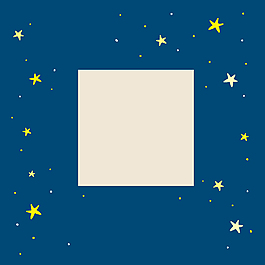 手繪天空星星背景