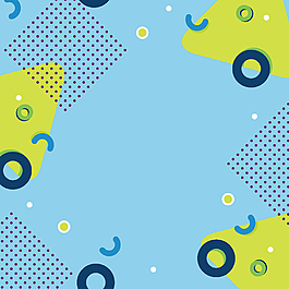 手繪幾何圓圈背景