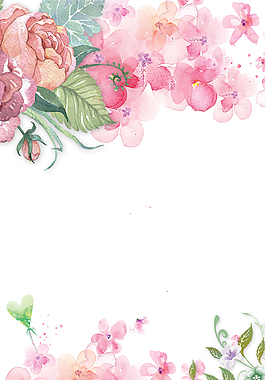 2018年春季新品清新花朵背景