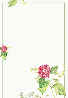 唯美小清新生如夏花背景