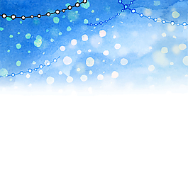 手繪藍(lán)天光暈背景