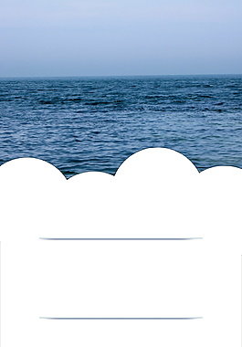 藍(lán)色海洋海報(bào)背景