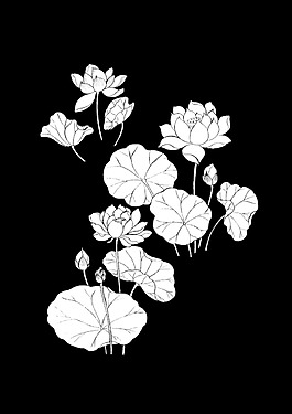 簡約荷塘立夏節(jié)氣元素