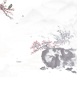 中國風(fēng)山水意境裝飾畫