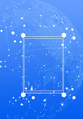 蓝色科技创想未来技术背景